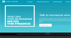 Desktop Screenshot of financeireland.ie